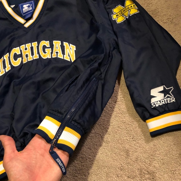 Vintage Starter Michigan Wolverines Pullover - Picture 6 of 8